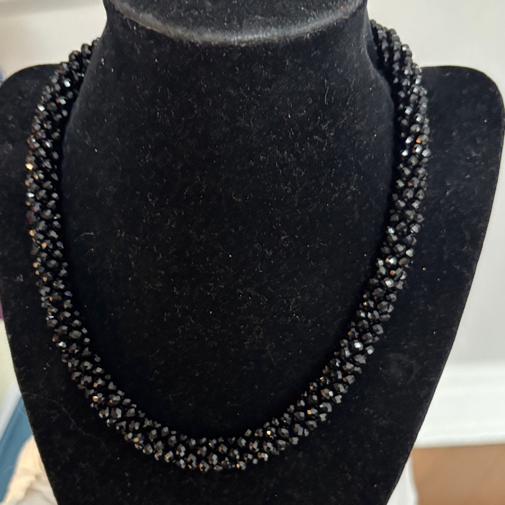 Joe Fresh Black Beaded Necklace